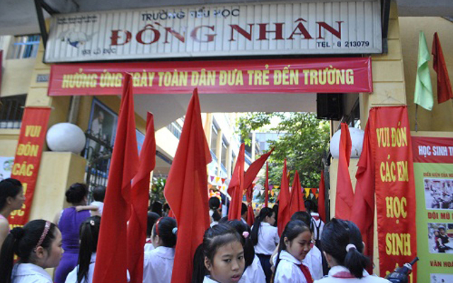 Đồng Nhân - Tiểu học công lập quận Hai Bà Trưng, Hà Nội (Ảnh: Foody)
