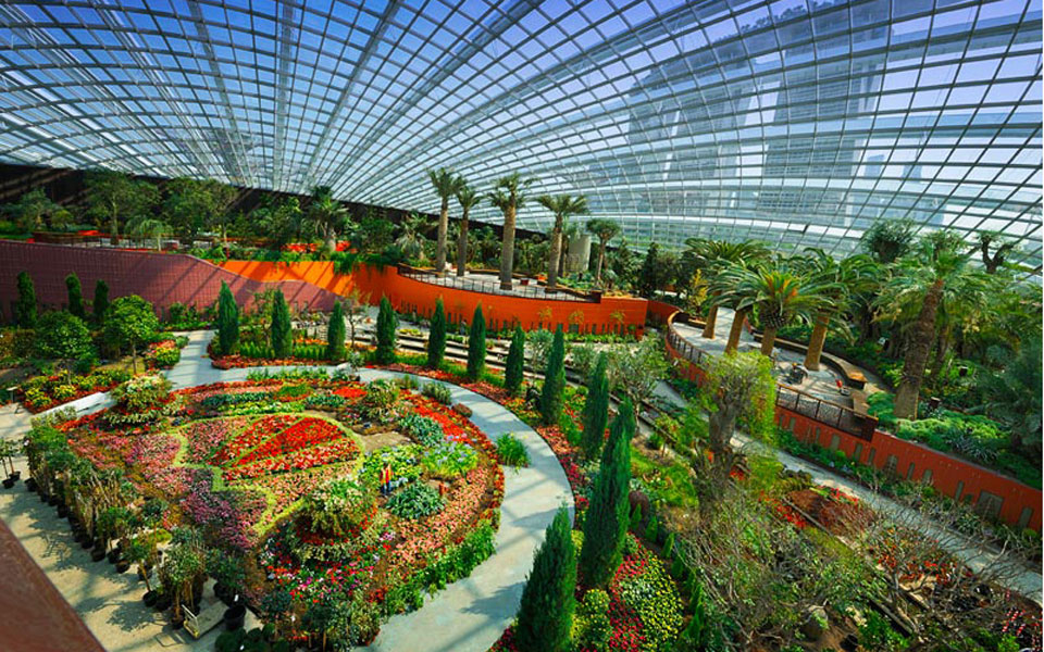 Flower Dome ở Marina Area, Singapore | Foody.vn