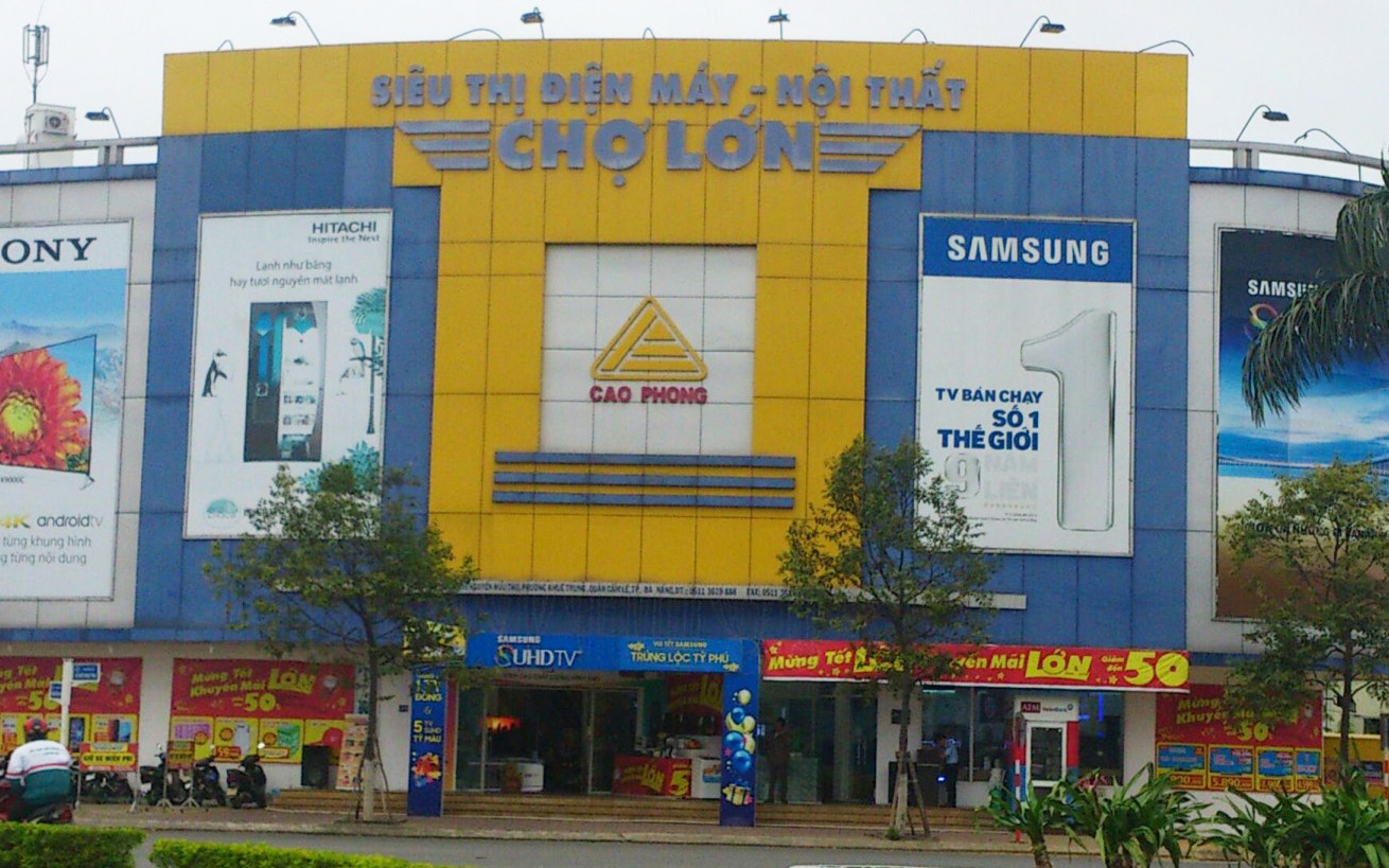 Siêu thị điện máy nội thất chợ lớn Đà Nẵng: \