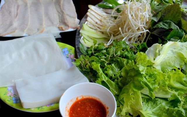 Bánh Tráng Cuốn Thịt Heo & Bò Nhúng Ớt - Đồng Tiến ở Gia Lai